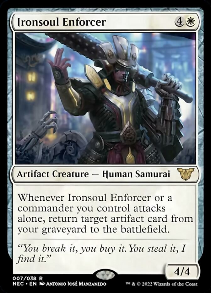 Ironsoul Enforcer [Kamigawa: Neon Dynasty Commander] | Spectrum Games