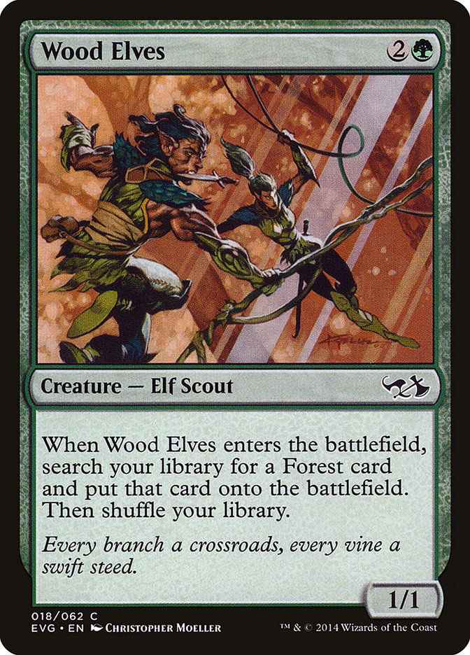 Wood Elves (Elves vs. Goblins) [Duel Decks Anthology] | Spectrum Games