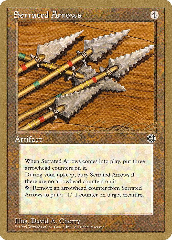 Serrated Arrows (Leon Lindback) [Pro Tour Collector Set] | Spectrum Games