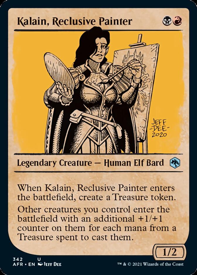 Kalain, Reclusive Painter (Showcase) [Dungeons & Dragons: Adventures in the Forgotten Realms] | Spectrum Games