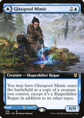 Glasspool Mimic // Glasspool Shore (Extended Art) [Zendikar Rising] | Spectrum Games