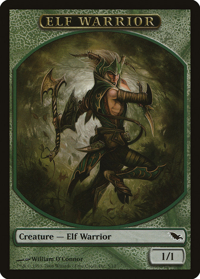 Elf Warrior (5/12) [Shadowmoor Tokens] | Spectrum Games