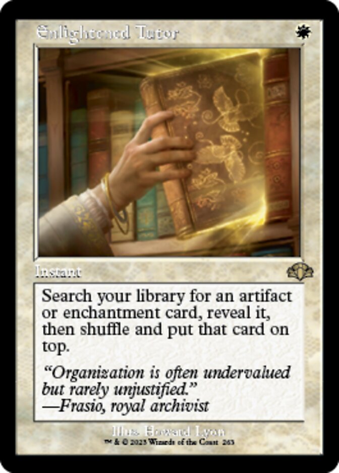 Enlightened Tutor (Retro) [Dominaria Remastered] | Spectrum Games