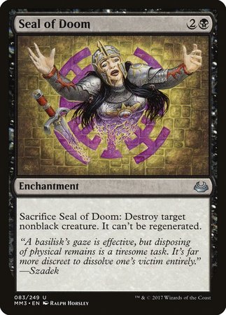 Seal of Doom [Modern Masters 2017] | Spectrum Games