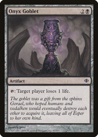 Onyx Goblet [Shards of Alara] | Spectrum Games