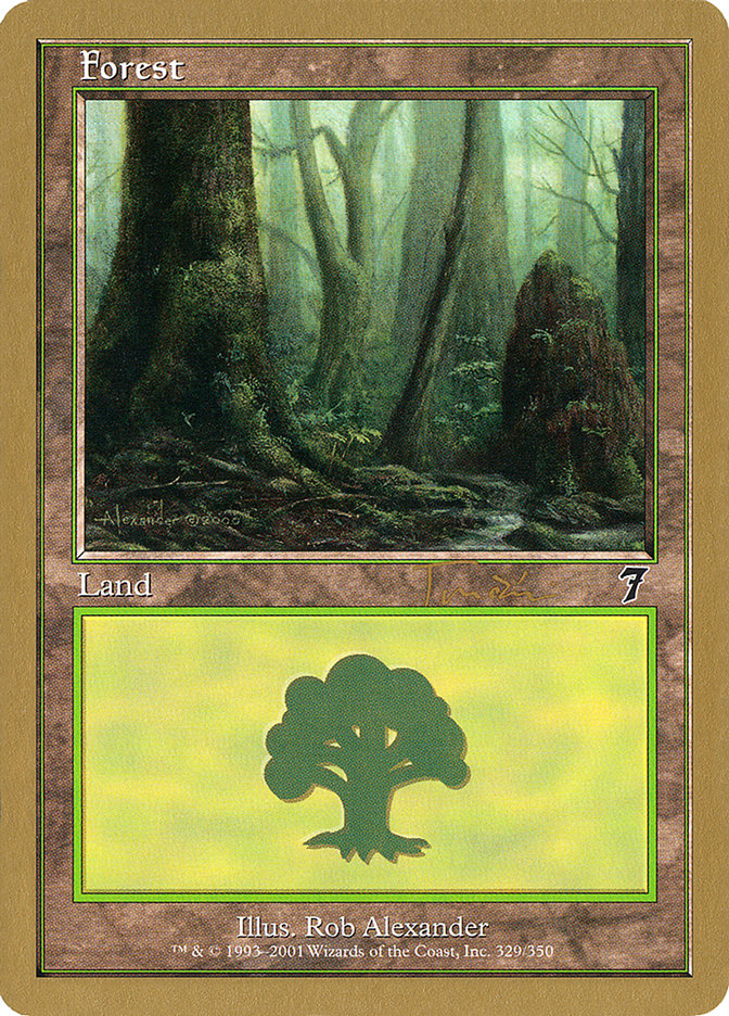 Forest (jt329) (Jan Tomcani) [World Championship Decks 2001] | Spectrum Games