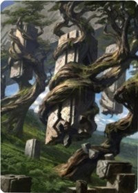 Forest 2 Art Card [Zendikar Rising Art Series] | Spectrum Games