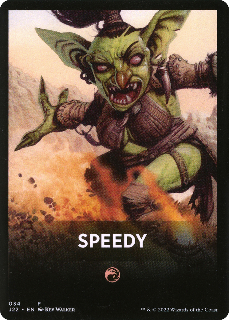 Speedy Theme Card [Jumpstart 2022 Front Cards] | Spectrum Games