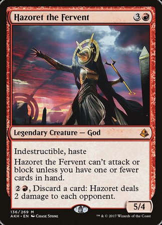 Hazoret the Fervent [Amonkhet] | Spectrum Games