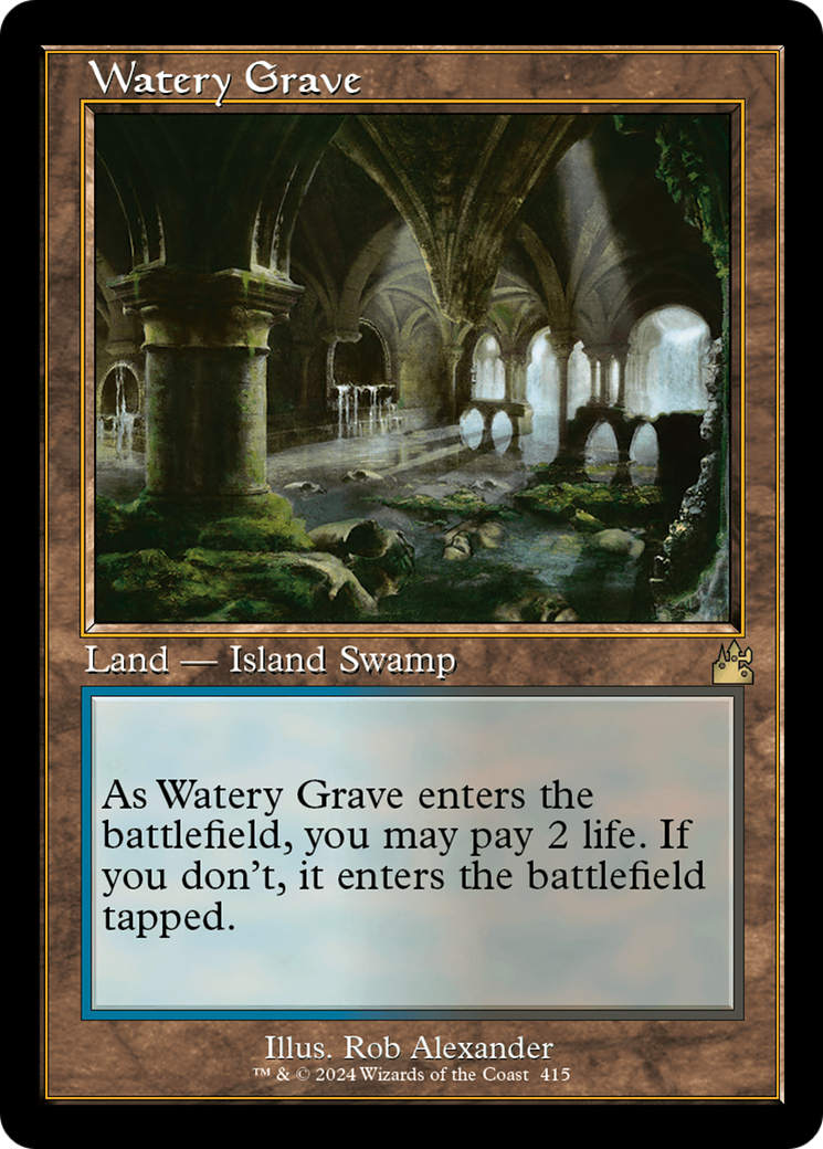 Watery Grave (Retro) [Ravnica Remastered] | Spectrum Games