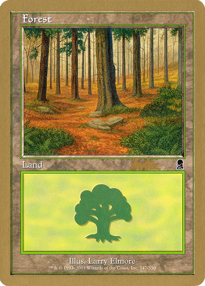 Forest (bk347) (Brian Kibler) [World Championship Decks 2002] | Spectrum Games