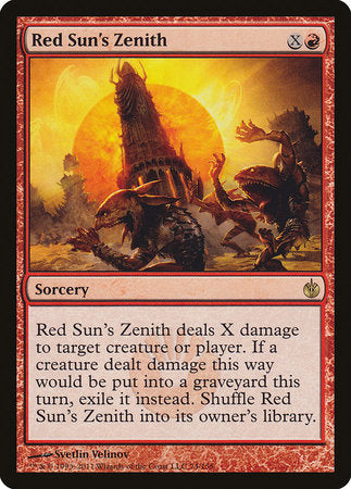 Red Sun's Zenith [Mirrodin Besieged] | Spectrum Games