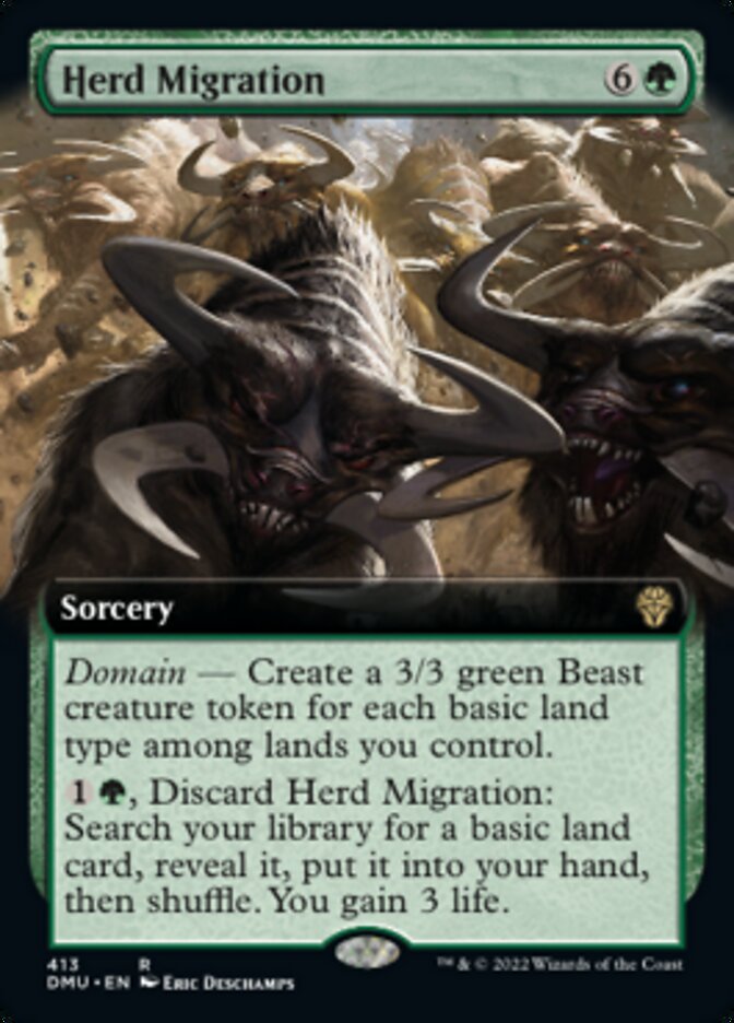 Herd Migration (Extended Art) [Dominaria United] | Spectrum Games