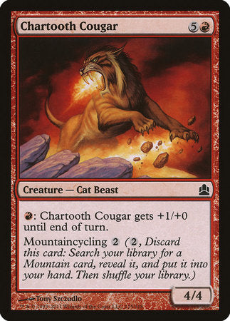 Chartooth Cougar [Commander 2011] | Spectrum Games