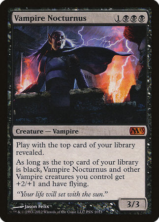 Vampire Nocturnus [Duels of the Planeswalkers Promos 2012] | Spectrum Games