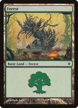 Forest (174) [New Phyrexia] | Spectrum Games