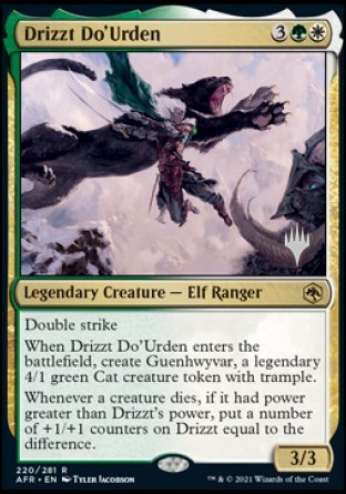Drizzt Do'Urden (Promo Pack) [Dungeons & Dragons: Adventures in the Forgotten Realms Promos] | Spectrum Games
