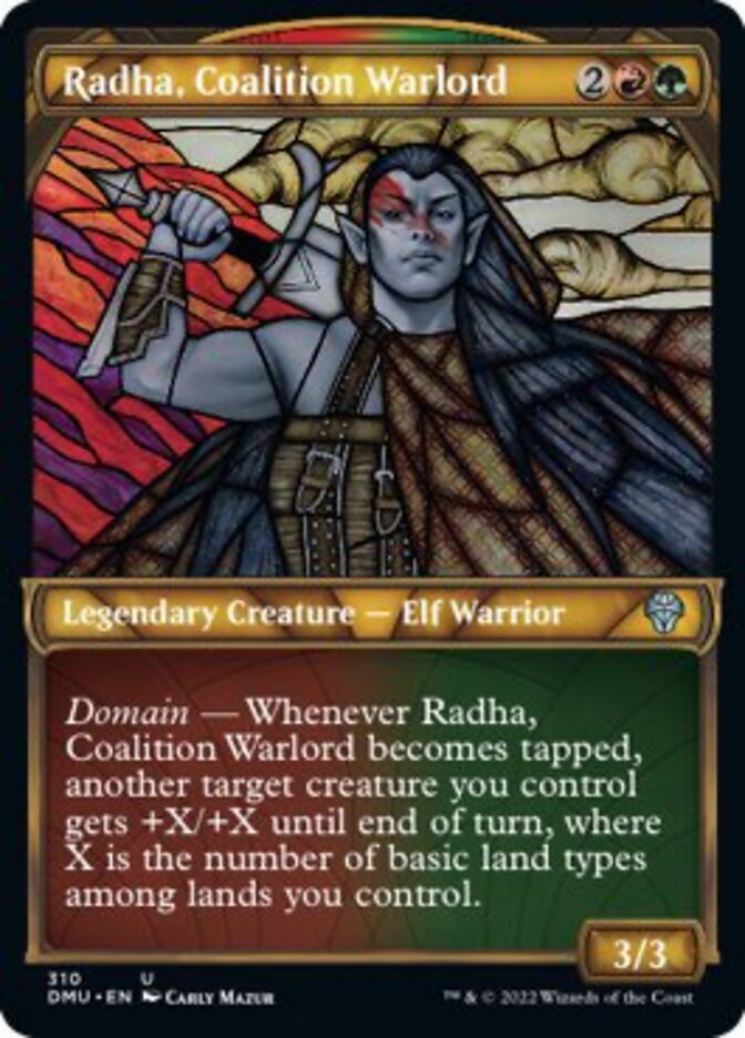 Radha, Coalition Warlord (Showcase) [Dominaria United] | Spectrum Games