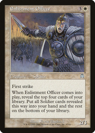 Enlistment Officer [Apocalypse] | Spectrum Games