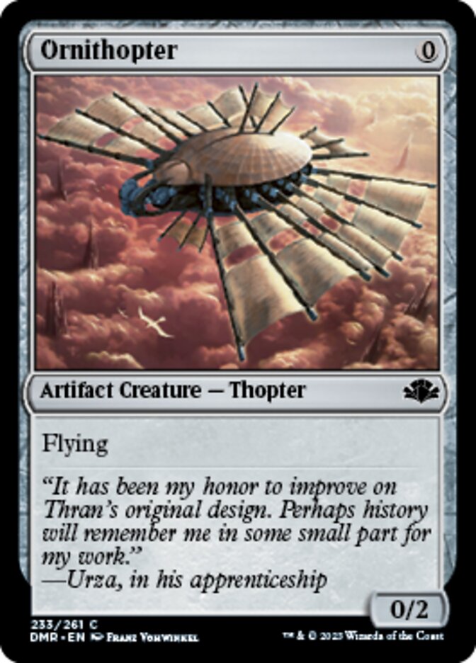 Ornithopter [Dominaria Remastered] | Spectrum Games
