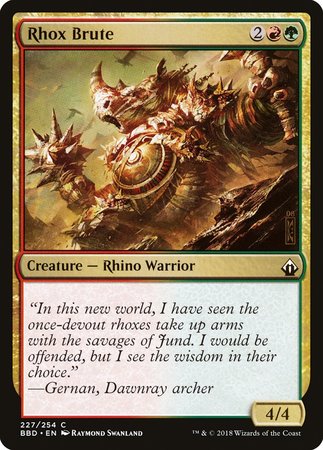 Rhox Brute [Battlebond] | Spectrum Games