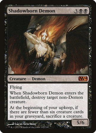 Shadowborn Demon [Magic 2014] | Spectrum Games
