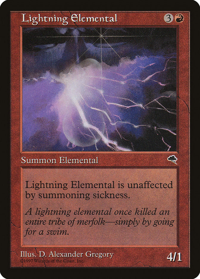 Lightning Elemental [Tempest] | Spectrum Games