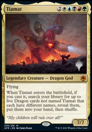 Tiamat (Promo Pack) [Dungeons & Dragons: Adventures in the Forgotten Realms Promos] | Spectrum Games