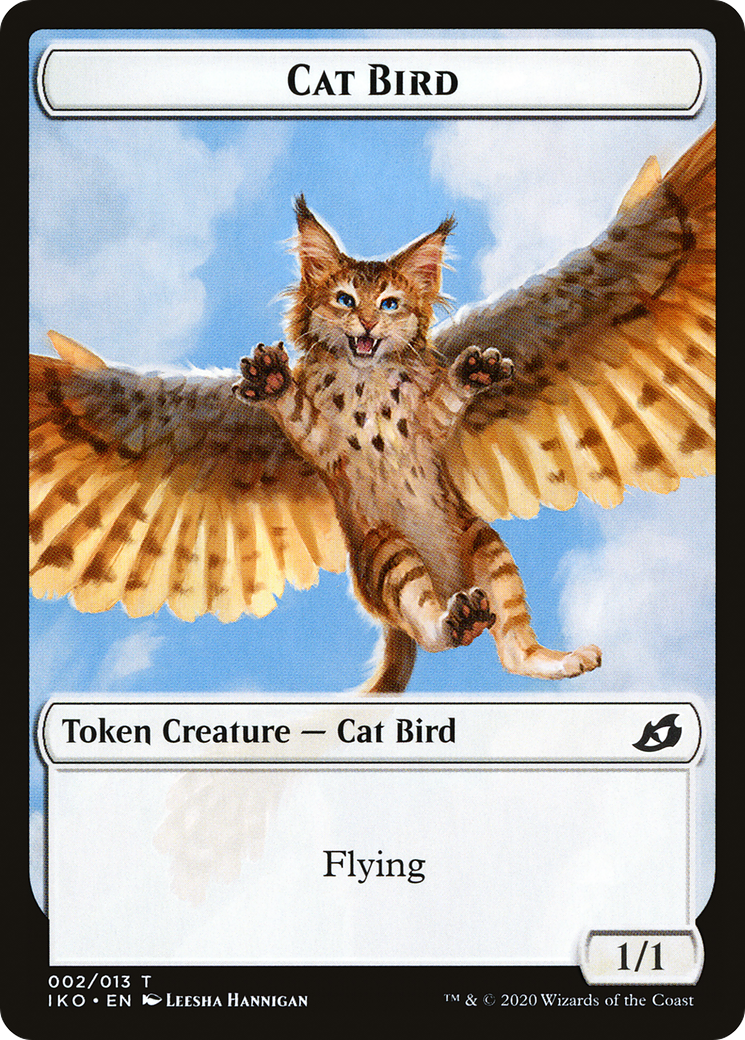 Cat Bird // Thopter Double-Sided Token [Starter Commander Decks] | Spectrum Games