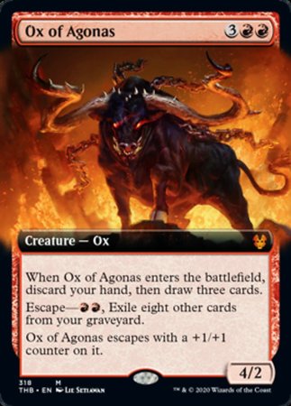 Ox of Agonas (Extended Art) [Theros Beyond Death] | Spectrum Games