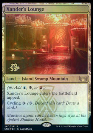Xander's Lounge [Streets of New Capenna Prerelease Promos] | Spectrum Games