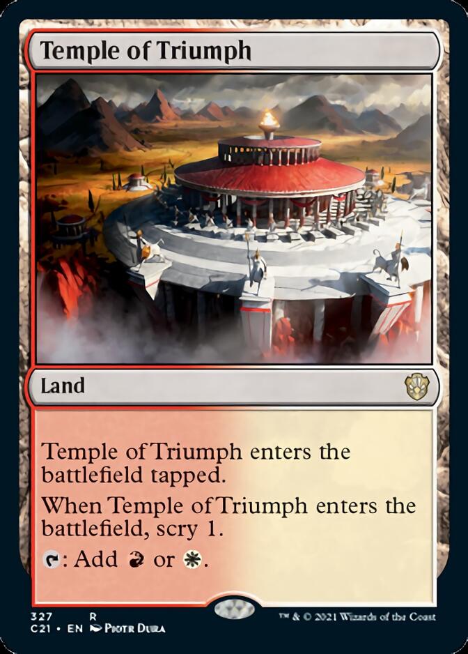 Temple of Triumph [Commander 2021] | Spectrum Games