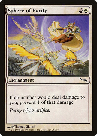 Sphere of Purity [Mirrodin] | Spectrum Games