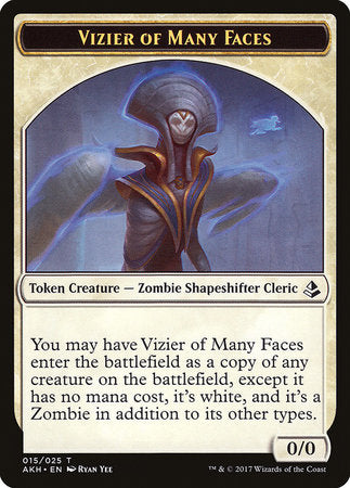 Vizier of Many Faces Token [Amonkhet Tokens] | Spectrum Games