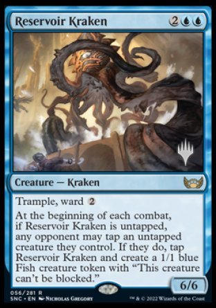 Reservoir Kraken (Promo Pack) [Streets of New Capenna Promos] | Spectrum Games