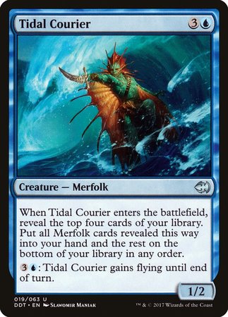 Tidal Courier [Duel Decks: Merfolk vs. Goblins] | Spectrum Games