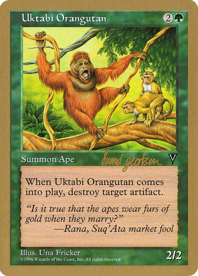 Uktabi Orangutan (Svend Geertsen) (SB) [World Championship Decks 1997] | Spectrum Games
