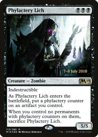 Phylactery Lich [Core Set 2019 Promos] | Spectrum Games