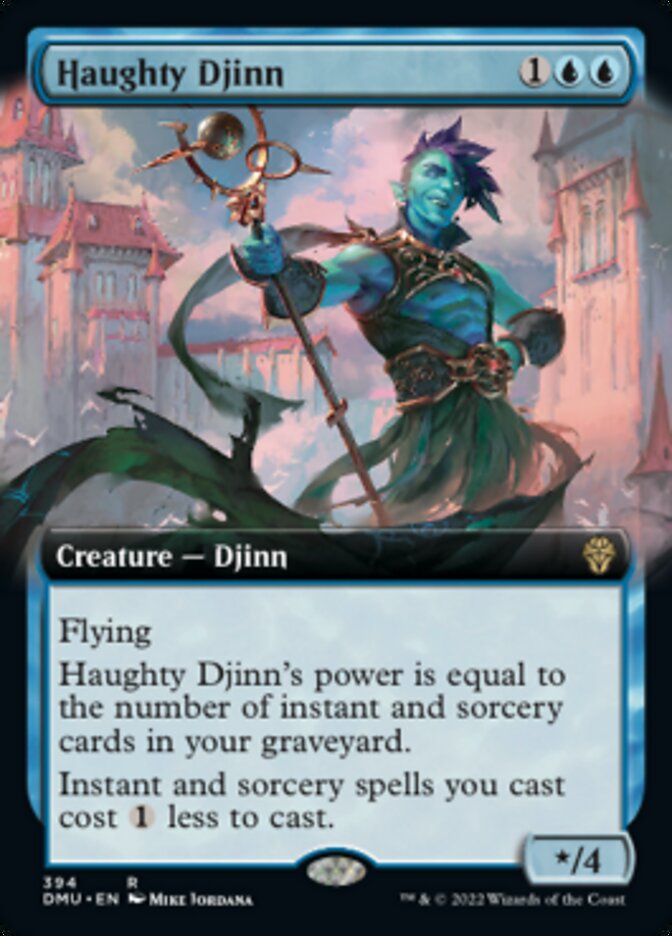 Haughty Djinn (Extended Art) [Dominaria United] | Spectrum Games