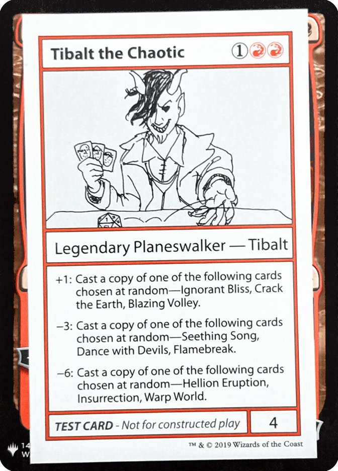 Tibalt the Chaotic [Mystery Booster Playtest Cards] | Spectrum Games