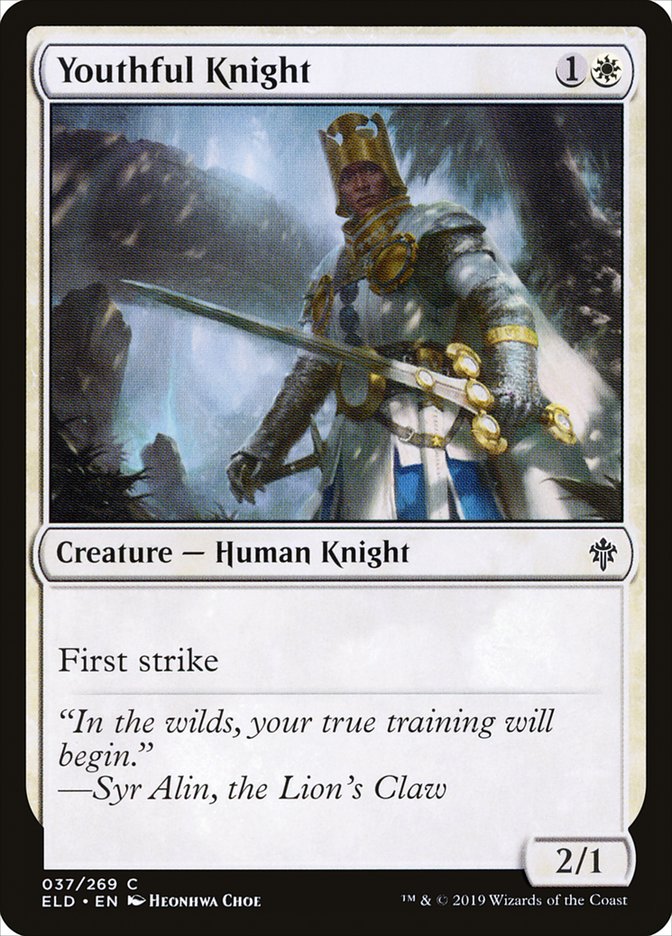 Youthful Knight [Throne of Eldraine] | Spectrum Games