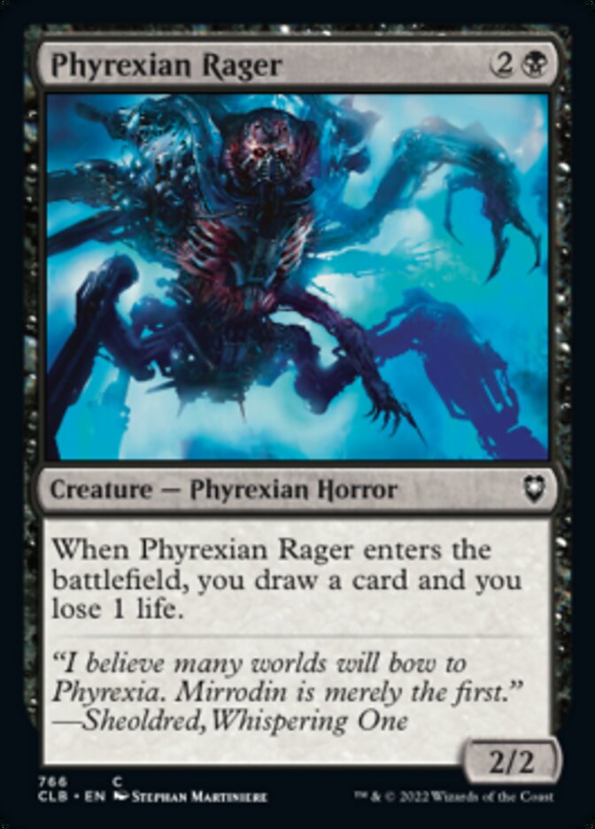 Phyrexian Rager [Commander Legends: Battle for Baldur's Gate] | Spectrum Games