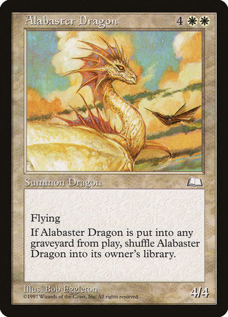 Alabaster Dragon [Weatherlight] | Spectrum Games