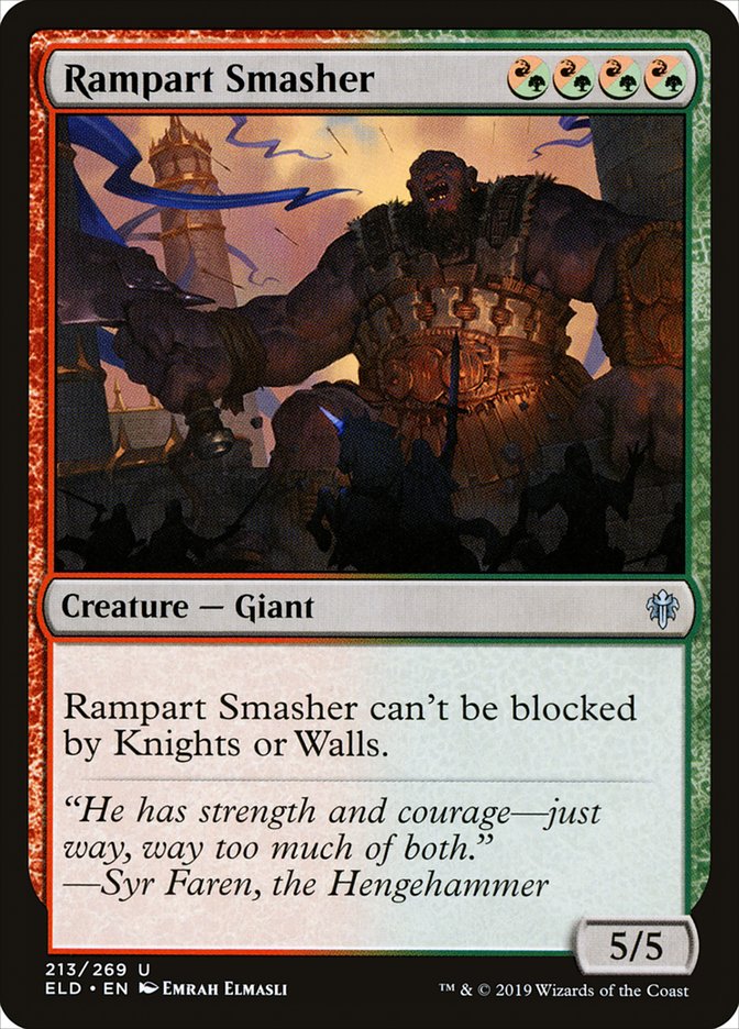 Rampart Smasher [Throne of Eldraine] | Spectrum Games