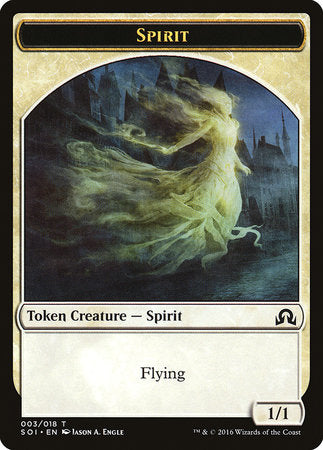 Spirit Token [Shadows over Innistrad Tokens] | Spectrum Games