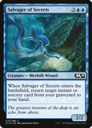Salvager of Secrets [Core Set 2019] | Spectrum Games
