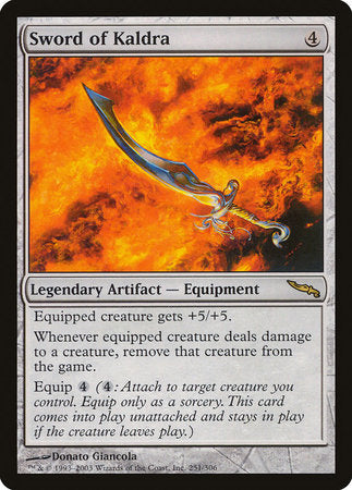 Sword of Kaldra [Mirrodin] | Spectrum Games