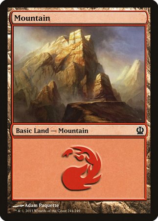Mountain (244) [Theros] | Spectrum Games