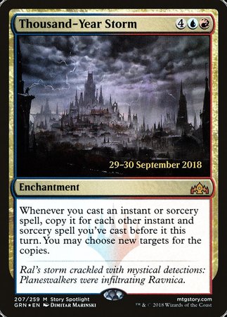 Thousand-Year Storm [Guilds of Ravnica Promos] | Spectrum Games