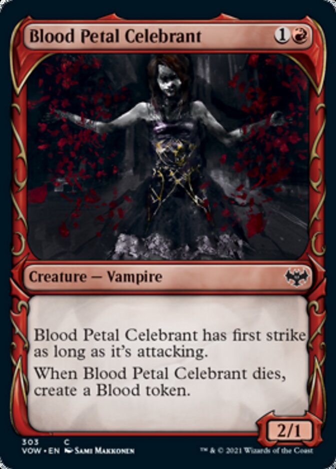 Blood Petal Celebrant (Showcase Fang Frame) [Innistrad: Crimson Vow] | Spectrum Games